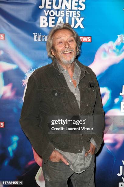 Actor Patrick Bouchitey attends the "Vous Etes Jeunes, Vous êtes Beaux" premiere at Cinema Gaumont Opera on September 23, 2019 in Paris, France.