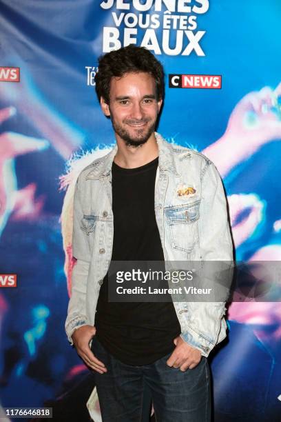 Florian Hessique attends the "Vous Etes Jeunes, Vous êtes Beaux" premiere at Cinema Gaumont Opera on September 23, 2019 in Paris, France.