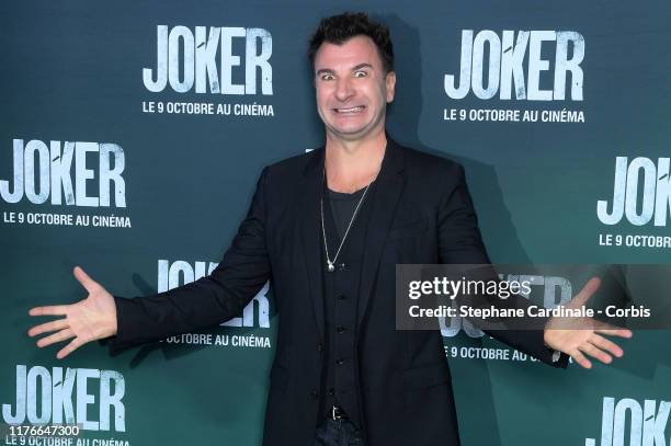 Michael Youn attends the "Joker" Premiere at cinema UGC Normandie on September 23, 2019 in Paris, France.