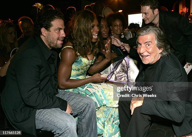 Brett Ratner, Roberto Cavalli, Serena Williams, Venus Williams and guest