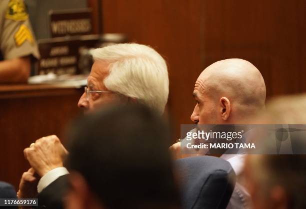 Michael Gargiulo , who is known as the "Hollywood Ripper: due to the violence of his crimes, reacts in court after jurors recommended a death...