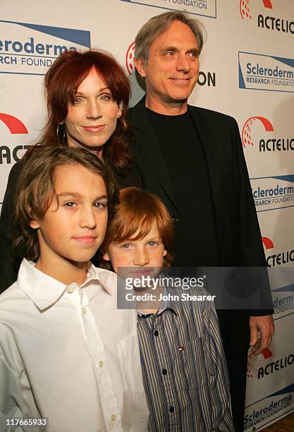 Marilu Henner and family during Cool Comedy  Hot Cuisine Benefit for the Scleroderma Research Foundation - April 6, 2006 at Regent Beverly Wilshire...