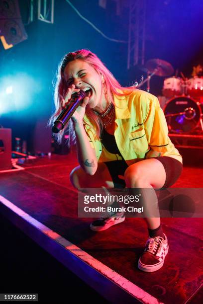 Bea Miller performs on stage at O2 Academy Islington on September 23, 2019 in London, England.
