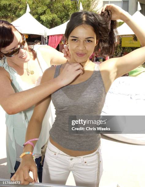 Michelle Rodriguez at Jennifer Kaufman during The Silver Spoon Beauty Buffet Sponsored By Allure - Day Two at Private Residence in Los Angeles,...