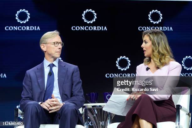 Brian Hook, U.S. Special Representative For Iran And Senior Advisor To The Secretary, Us Department Of State, and Morgan Ortagus, U.S. Department Of...