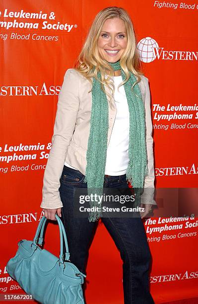 Emily Procter during The Leukemia & Lymphoma Society Presents The Inaugural Celebrity Rock 'N Bowl Event at Lucky Strike Lanes in Hollywood,...