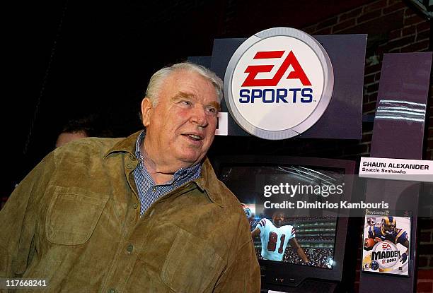 John Madden during Super Bowl XXXVII - EA Sports Ninth Annual Football Videogame Tournament at Axiom Nightclub in San Diego, California, United...