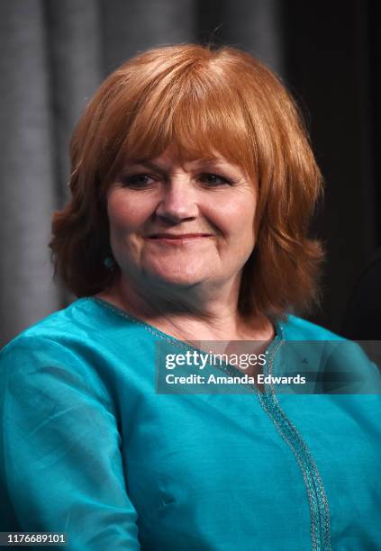 Actress Lesley Nicol attends the SAG-AFTRA Foundation Conversations with "Downton Abbey" at the SAG-AFTRA Foundation Screening Room on September 23,...