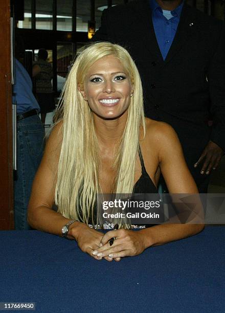 Torrie Wilson during Signing for FHM cover girl and WWE Diva Torrie Wilson at 1 South Station in Boston, Massachusetts, United States.