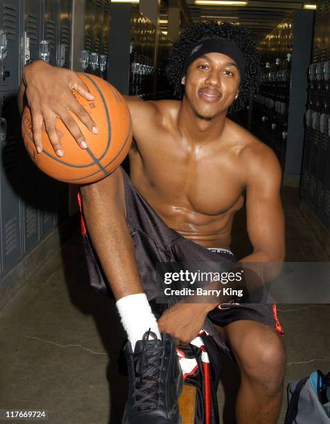 Wesley Jonathan during Hollywood Knights Basketball Game - Van Nuys at Van Nuys High School in Van Nuys, California, United States.