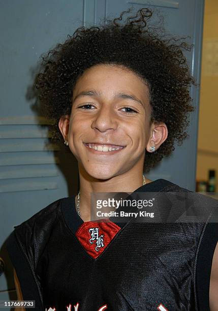 Khleo Thomas during Hollywood Knights Basketball Game - Van Nuys at Van Nuys High School in Van Nuys, California, United States.