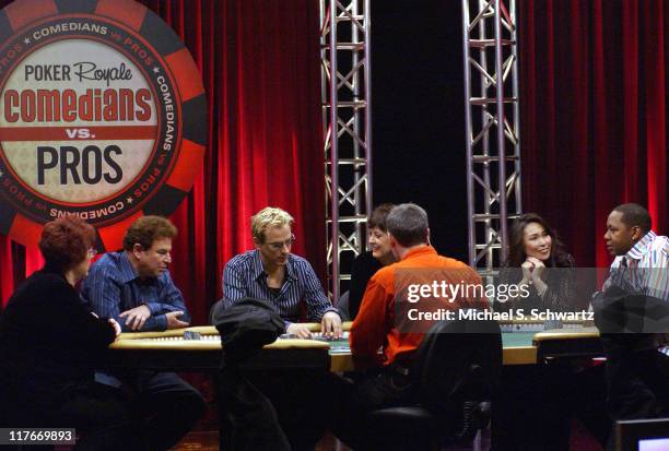 Linda Johnson, Robert Wuhl, Phil Laak, Sue Murphy, Connie Kim and Mark Curry