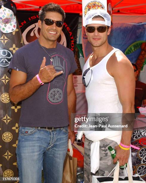 Galen Gering and Greg Vaughan at Hawaiian Island Creations