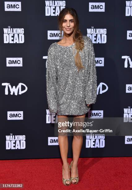 Nadia Hilker attends the Special Screening of AMC's "The Walking Dead" Season 10 at Chinese 6 Theater– Hollywood on September 23, 2019 in Hollywood,...