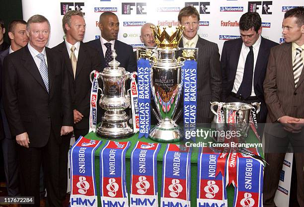 Lee Clark, Sir Alex Ferguson, Warren Barton, Les Ferdinand, Ian Holloway, Teddy Sheringham, Mike Newell and Shay Given