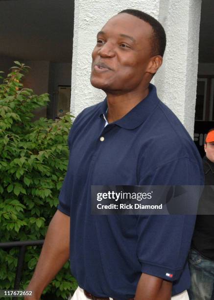 Kwame Jackson of The Apprentice during Entertainment Golf Association's 4th Annual Celebrity Golf Tournament Presented by Vonage at Minisceongo Golf...