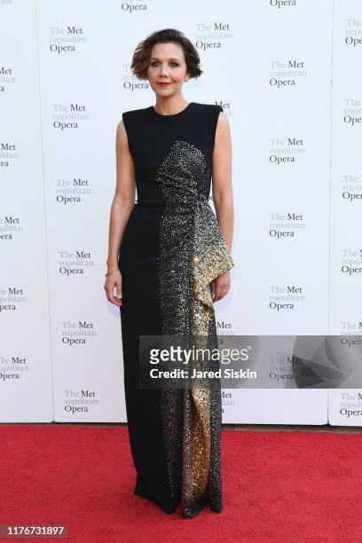 Maggie Gyllenhaal attends Metropolitan Opera Opening Night Gala, Premiere Of "Porgy and Bess" on September 23, 2019 in New York City.
