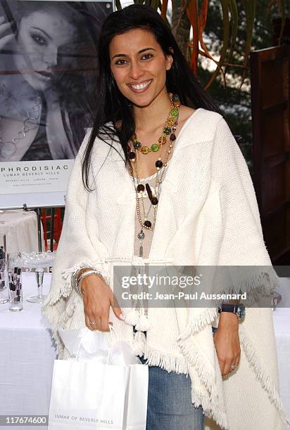 Bahar Soomekh at Aphrodisiac during 2007 Silver Spoon Golden Globes Suite - Day 1 at Private Residence in Los Angeles, California, United States.