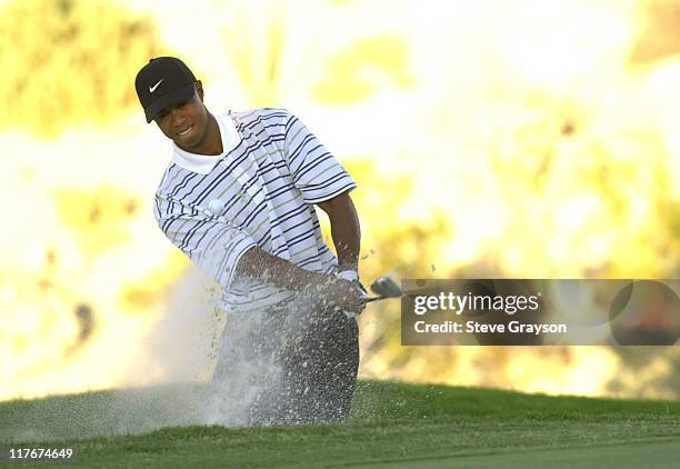 Tiger Woods during Tiger Woods and Annika Sorenstam win Battle at Bighorn at Big Horn Country Club in Palm Desert, California, United States.