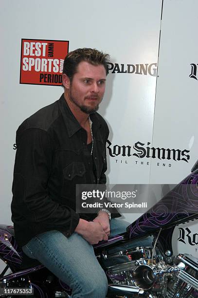 Jason Giambi from the New York Yankees during Best Damn All-Star Party Period Presented by Ron Simms to Benefit Paul Pierces' 'The Truth Fund' and...