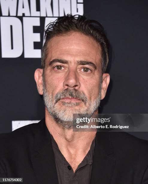 Jeffrey Dean Morgan attends the Season 10 Special Screening of AMC's "The Walking Dead" at Chinese 6 Theater– Hollywood on September 23, 2019 in...