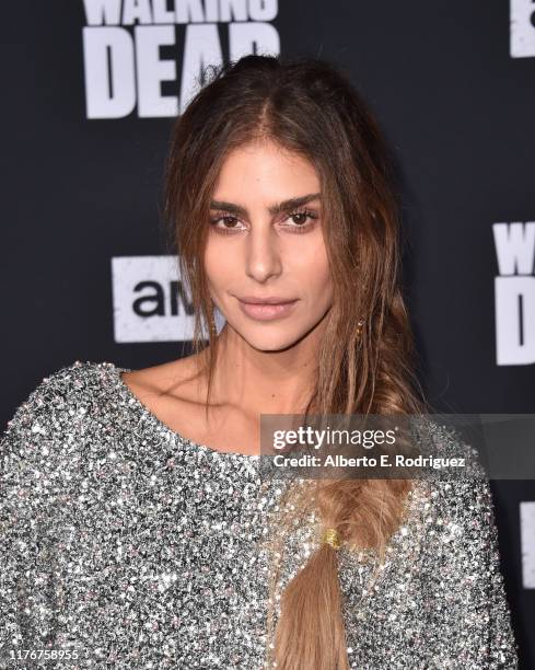 Nadia Hilker attends the Season 10 Special Screening of AMC's "The Walking Dead" at Chinese 6 Theater– Hollywood on September 23, 2019 in Hollywood,...