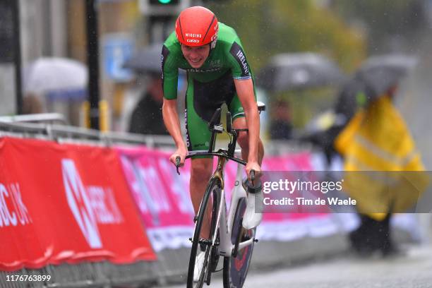 Michael O'loughlin of Ireland / Rain / during the 92nd UCI Road World Championships 2019, Men U23 Individual Time Trial a 32km Individual Time Trial...