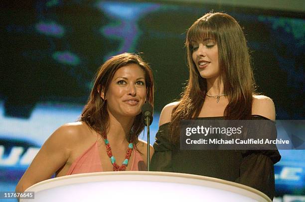 Malia Jones and Summer Altice during ESPN Action Sports and Music Awards - Show at The Universal Amphitheater in Universal City, California, United...