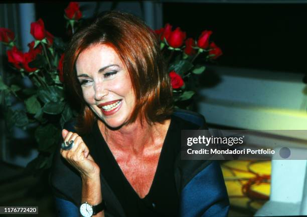 Italian fashion designer, writer, and tv person Marina Elide Punturieri known as Marina, married Ripa di Meana and former known as Marina Lante della...