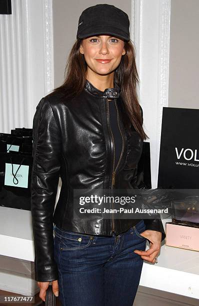 Samantha Harris at Voluspa during 2007 Silver Spoon Pre-Oscar Suite - Day 2 at Beverly Wilshire Hotel in Los Angeles, California, United States.