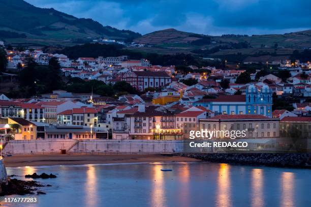 Cityscape. Capital Angra do Heroismo. The historic center is part of UNESCO world heritage. Island Ilhas Terceira. Part of the Azores in the atlantic...