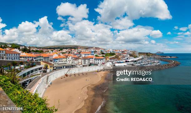 Cityscape. Capital Angra do Heroismo. The historic center is part of UNESCO world heritage. Island Ilhas Terceira. Part of the Azores in the atlantic...