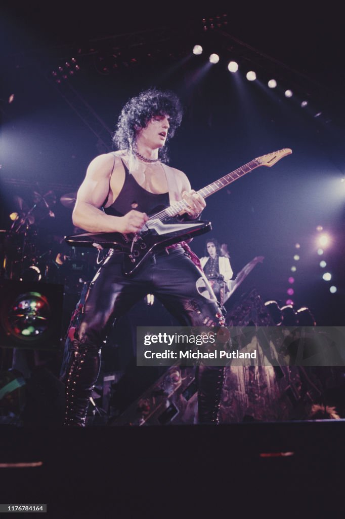 Kane Roberts American guitarist Kane Roberts performs live on stage with Alice ...