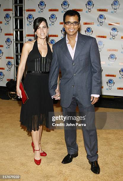 Maritere Secada and Jon Secada during 4th Annual Premios Fox Sports Awards - Arrivals at Jackie Gleason Theater for the Performing Arts in South...