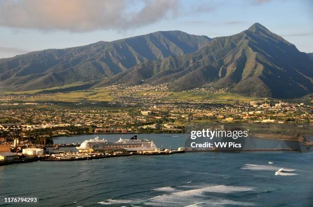 Aerial view of Kahului. Maui. Hawaii. USA.