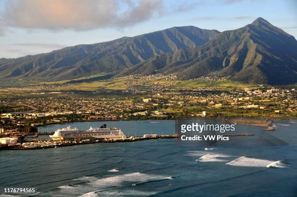 Aerial view of Kahului. Maui. Hawaii. USA.