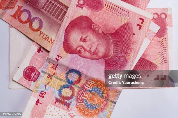 renminbi,rmb,china dollar - divisa china fotografías e imágenes de stock