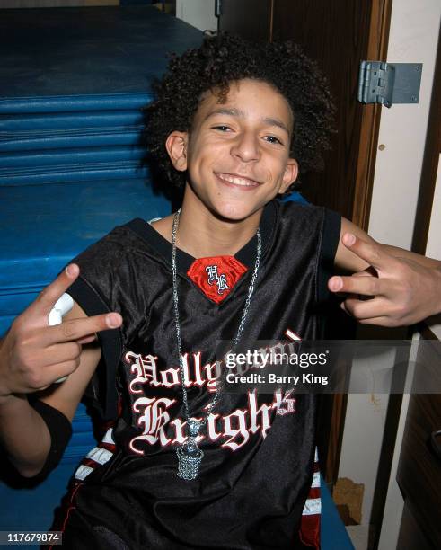 Khleo Thomas during Hollywood Knights Charity Basketball Game - Burbank at Burbank High School in Burbank, California, United States.