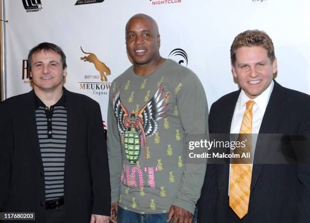 Joe MaLoof, Barry Bonds and Gavin Maloof during 2007 NBA All-Star in Las Vegas - Shaquille O'Neal Hosts Official NBA All-Star Party at The Palms...