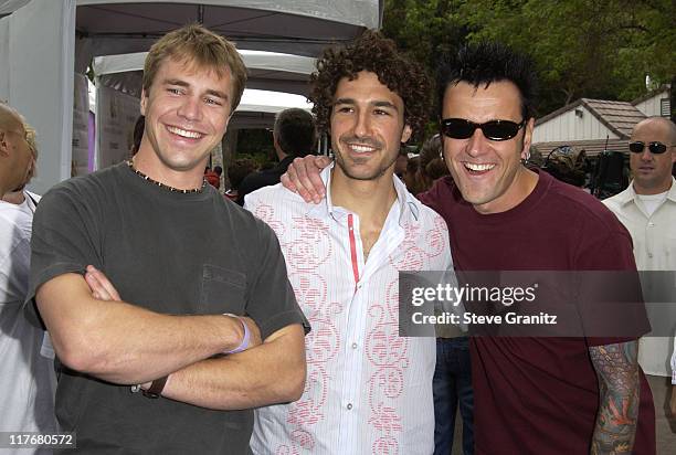 Dave Johnson, Ethan Zohn & Lex Von Den Burghe at the Target A Time for Heroes Celebrity Carnival Benefitting the Elizabeth Glaser Pediatric AIDS...