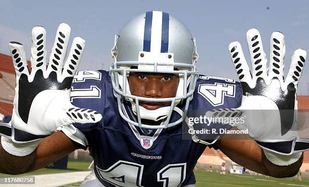 Terence Newman, Dallas Cowboys during Reebok NFL Players Rookie Premiere Presented by 989 Sports at LA Coliseum in Los Angeles, California, United...