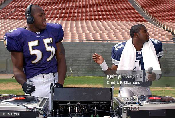 Terrell Suggs, Baltimore and Terence Newman, Dallas Cowboys