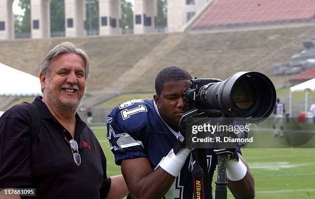 Topps Photographer Mickey and Terence Newman, Dallas Cowboys