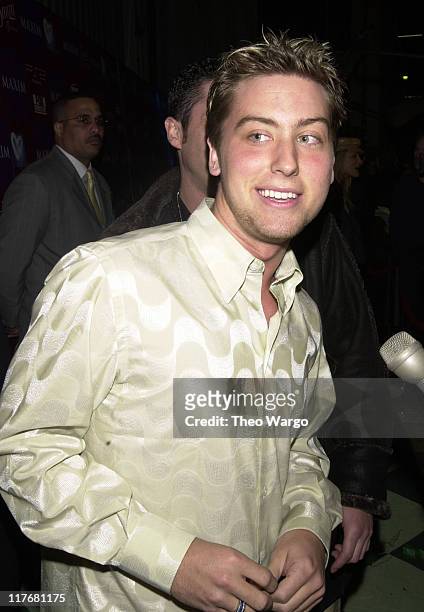 Lance Bass during Super Bowl XXXVI - Maxim Super Bowl Party at The Ruins in New Orleans, Louisiana, United States.