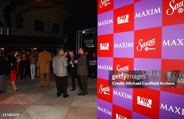 Party interior during Super Bowl XXXVI - Maxim Super Bowl Party at The Ruins in New Orleans, Louisiana, United States.