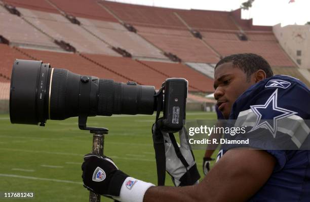 Terence Newman, Dallas during Reebok NFL Players Rookie Premiere Presented by 989 Sports at LA Coliseum in Los Angeles, California, United States.