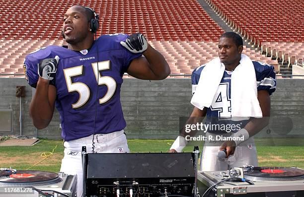 Terrell Suggs, Baltimore and Terence Newman, Dallas Cowboys