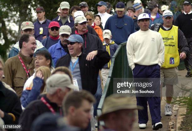 Fred Couples during 2001 Williams World Challenge - Day Two at Sherwood Country Club in Thousand Oaks, California.