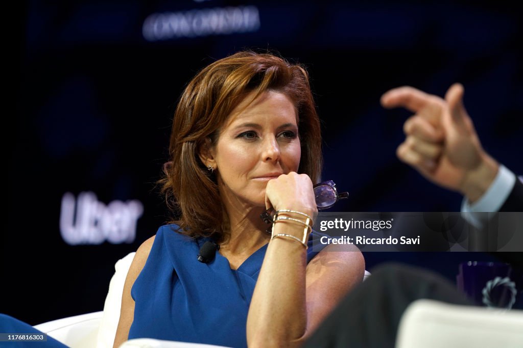 Steph Rule Stephanie Ruhle, Anchor, MSNBC, speaks onstage during the 2019... News ...