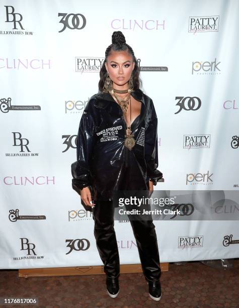 Agnez Mo Celebrates The Release Of Her New Single "Diamonds" Featuring French Montana at Poppy on September 23, 2019 in Los Angeles, California.